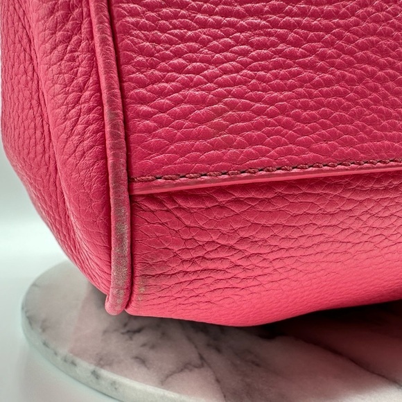 Kate Spade Pink Pebble Leather Boxy Handbag‎ - Picture 13 of 16